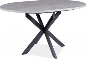 Gaston matbord 100-135 cm - Betong/svart - Övriga matbord, Matbord, Bord
