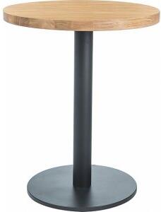 Puro matbord Ø60 cm - Ek/svart