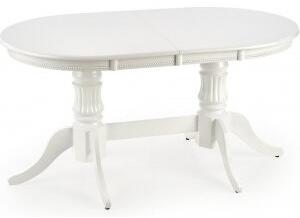 Leonardo förlängningsbart vitt matbord 90x150-190 cm