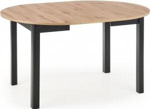 Berivan förlängningsbart matbord 102-142 cm - Artisan ek/svart