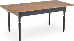 Shell matbord 120-160 cm - Mörk ek/svart - Övriga matbord, Matbord, Bord