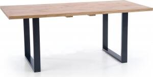 Kasady matbord 160-210 cm - Wotan ek/svart - Övriga matbord, Matbord, Bord