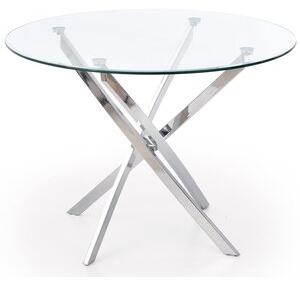 Trend bord Ø100 cm - Glas/Krom - Runda matbord, Matbord, Bord