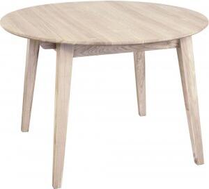 Genova förlängningsbart matbord i vitpigmenterad ek + Fläckborttagare för möbler