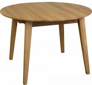 Genova matbord 110-160 cm - Oljad ek + Möbelvårdskit för textilier