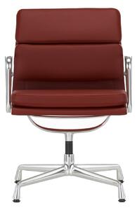 Vitra - Soft Pad Chairs EA 208, Polerat, Läder: Kat. L40 - Leather Premium - 93 - Kontorsstolar - Charles & Ray Eames - Brun