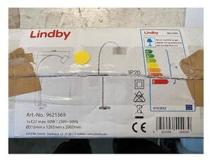 Lindby - Golvlampa RAILYN 1xE27/60W/230V