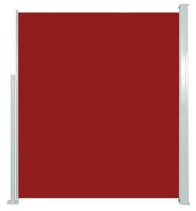 Infällbar sidomarkis 160 x 500 cm röd