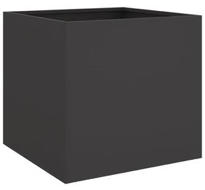 Odlingslådor svart 42x40x39 cm kallvalsat stål