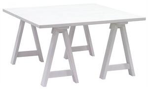 Ziro soffbord 90x90 cm - Vit + Fläckborttagare för möbler - Soffbord i trä, Soffbord, Bord
