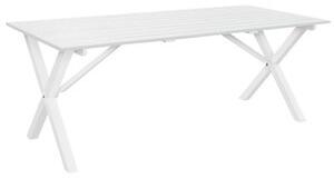Matbord Scottsdale 190 cm - Vit - Utematbord, Utebord, Utemöbler