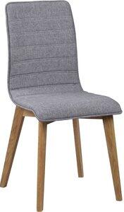 2 st Aniyah stol - Ljusgrå/ek - Klädda & stoppade stolar, Matstolar & Köksstolar, Stolar