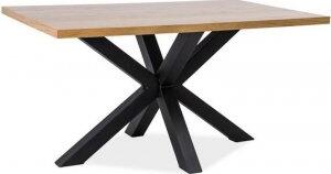 Finley 180 cm matbord - Ek/svart - Övriga matbord, Matbord, Bord