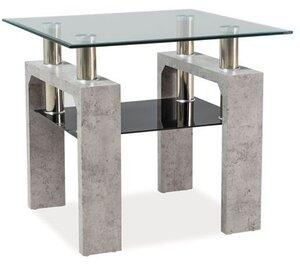 Clemson soffbord 60 x 60 cm - Betong grå - Soffbord i marmor, Marmorbord, Bord