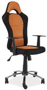 Leanna kontorsstol - Orange/svart