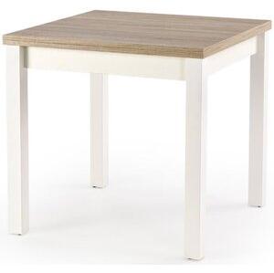 Yaritza utdragbart matbord 80-160 cm - Vit/Sonoma ek - Övriga matbord, Matbord, Bord