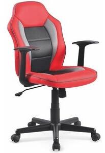 Asho skrivbordsstol - Svart/röd - Kontorsstolar med armstöd, Kontorsstolar, Stolar