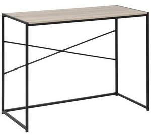 Seaford skrivbord 100 cm - Sonoma ek/svart - Övriga kontorsbord & skrivbord, Skrivbord, Kontorsmöbler