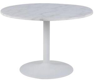 Tarifa marmor matbord Ø110 cm - Vit marmor