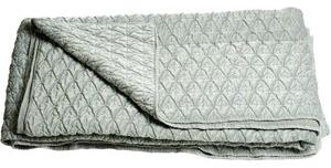 Velvet överkast 270x180 cm - Mörkgrå - Sängöverkast, Sängkläder, Sängtillbehör