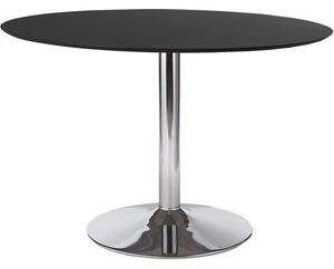 Ibiza matbord Ø110 cm - Svart/krom - Runda matbord, Matbord, Bord