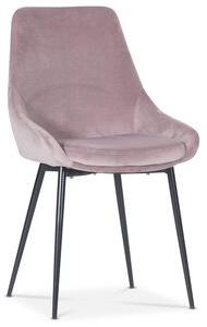 2 st Theo stol - Rosa sammet - Klädda & stoppade stolar, Matstolar & Köksstolar, Stolar