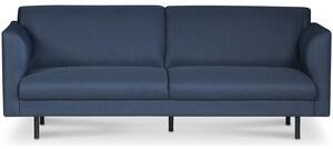 Dress 3-sits soffa mörkblå tyg + Möbelvårdskit för textilier