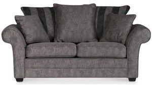 Eriksberg 2-sits soffa - Grå/brunt mönster + Fläckborttagare för möbler