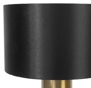 Bordslampa Grå och Guld Dekorativ Klassisk Modern Lampa Beliani
