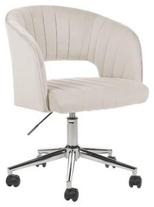 Kontorsstol Katonah Beige/Svart/Silver - Beige/Svart/Silver