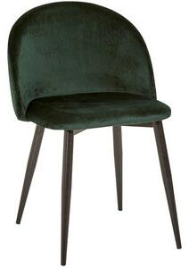 4 st Darling stol - Mörkgrön sammet + Fläckborttagare för möbler
