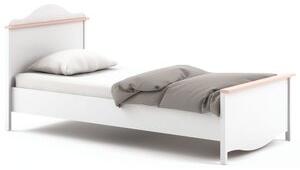 Letitia säng med förvaringslåda 100x200 cm - Vit/rosa - Barnsängar med förvaring, Barnsängar & juniorsängar, Sängar