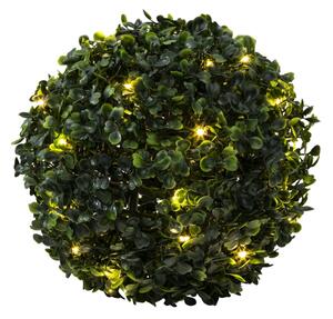 HI Buxbomboll med LED 25 cm i diameter