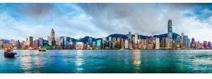 Glastavla - Hong Kong - 160x60 cm