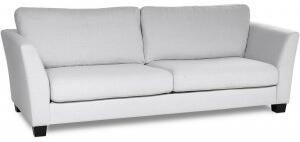 Arild 3-sits soffa i offwhite linne + Möbelvårdskit för textilier