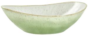 VEGA Skål Cascais asymmetrisk oval; 40cl, 19.5x17x5 cm (LxBxH); Ljusgrön; Oval; 4 Styck / Förpackning