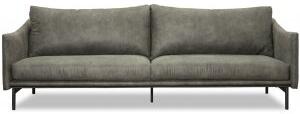 Harpan 3-sits soffa - Antracit Ecoläder