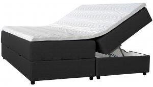 Comfort boxbed säng med förvaring 5-zons pocket - 160x200 cm, Medium / Medium
