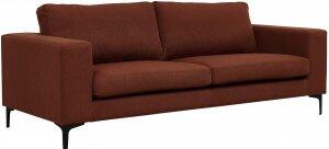 Aspen 3-sits soffa - Roströd chenille - 3-sits soffor, Soffor