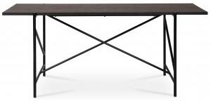 Portland matbord 180 cm - mörkbrun betsad ek/svart - Övriga matbord, Matbord, Bord