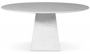 Pegani runt matbord i vit marmor - D150 cm