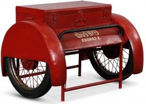 Coca Cola Vintage drinkvagn - Röd metall - Förvaringslådor & korgar
