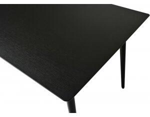 Velda matbord 180x90 cm - Svart askfanér - Övriga matbord, Matbord, Bord