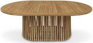 Saltö ovalt matbord i teak - 200 cm - Utematbord, Utebord, Utemöbler