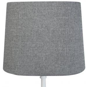 Oval lampskärm 27x18 cm - Grå