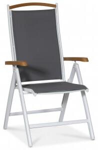 2 st Ekenäs positionsstol vit aluminium - Polywood + Möbelvårdskit för textilier