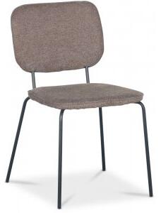 Lokrume stol - Brunt tyg/svart