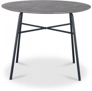 Tofta matbord Ø100 cm - Betongimitation + Möbelvårdskit för textilier