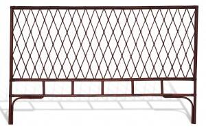 Kingston brunbetsad sänggavel i rotting till 160/180 cm säng + Fläckborttagare för möbler - Sänggavlar