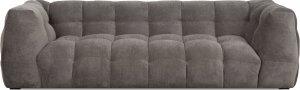 Bill 3-sits grå soffa + Möbelvårdskit för textilier